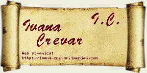 Ivana Crevar vizit kartica